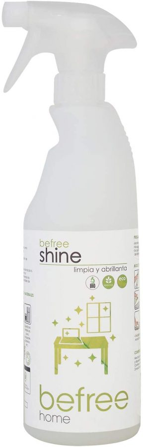 Befree Shine: Limpiador - abrillantador para polvo sin aclarado. Elimina el polvo y las huellas sin marcas. Limpia polvo 750 ml - | empresa de