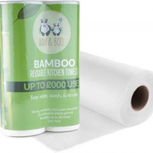 pack 2 rollos toallas de bambu reutilizables (2)
